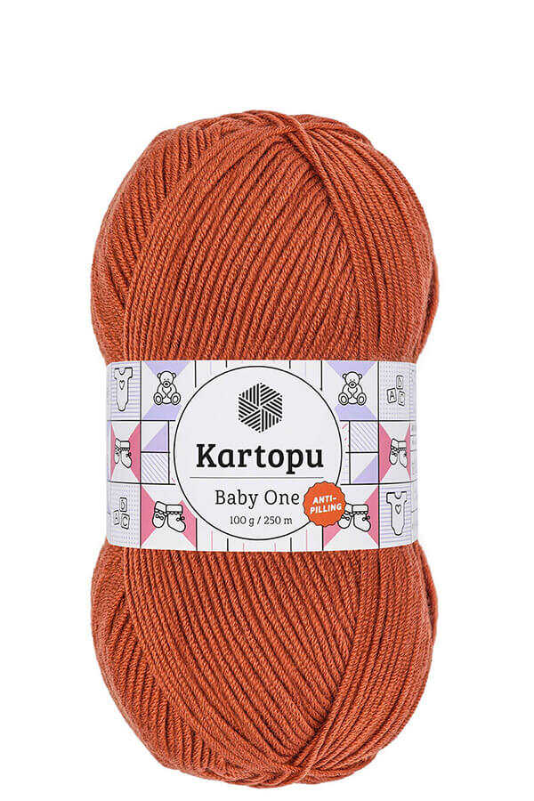 KARTOPU BABY ONE ÖRGÜ İPİ 100GR K1210 TABA