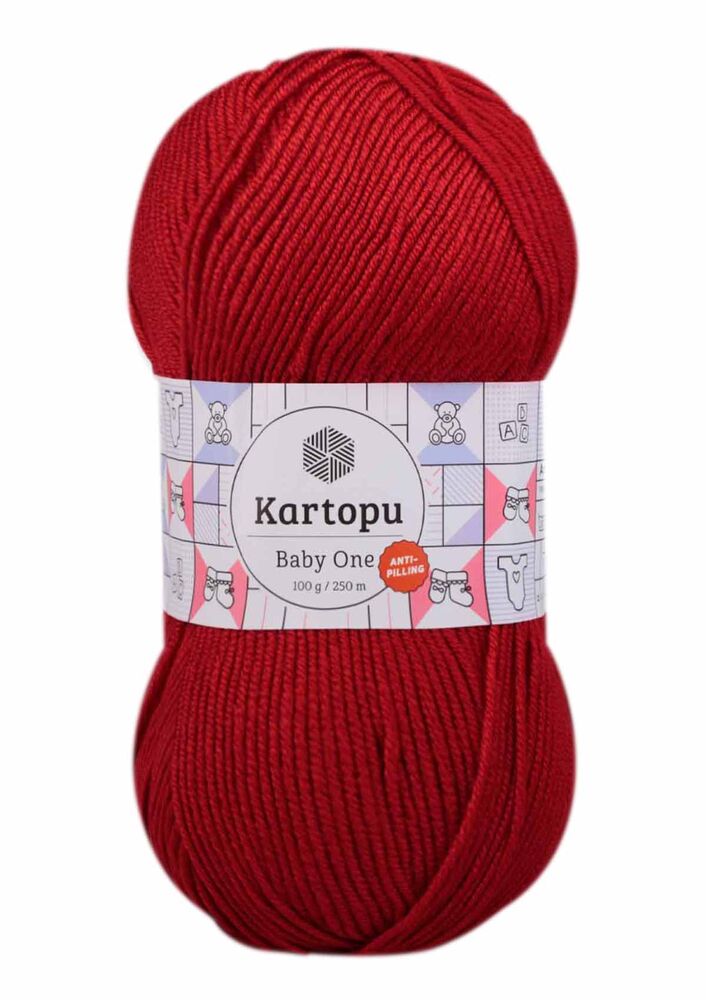 KARTOPU BABY ONE ÖRGÜ İPİ 100 GR K125 BAYRAK KIRMIZI