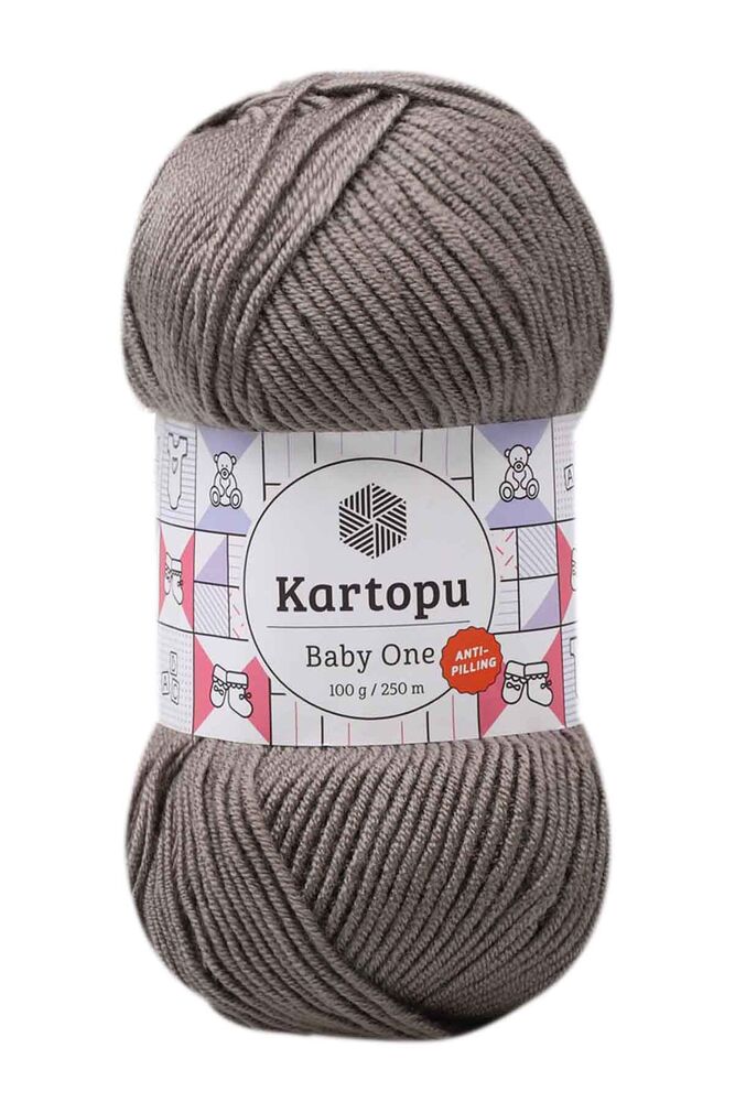 KARTOPU BABY ONE ÖRGÜ İPİ 100GR K1921 KOYU GRİ 