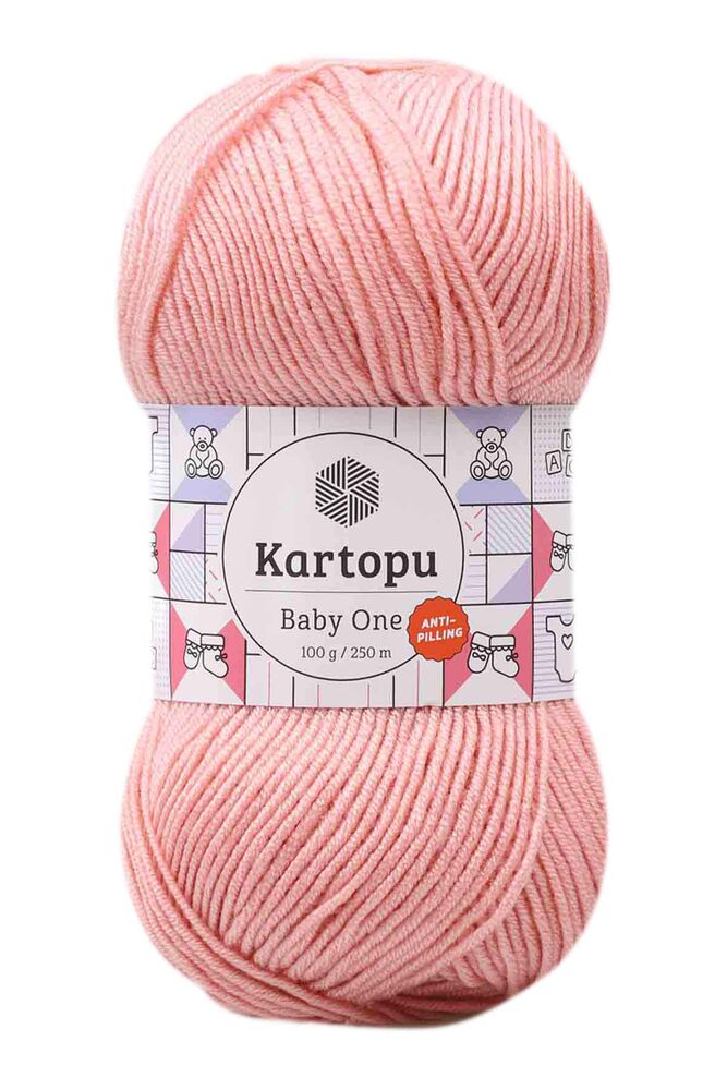 KARTOPU BABY ONE ÖRGÜ İPİ 100 GR K258 PUDRA PEMBE