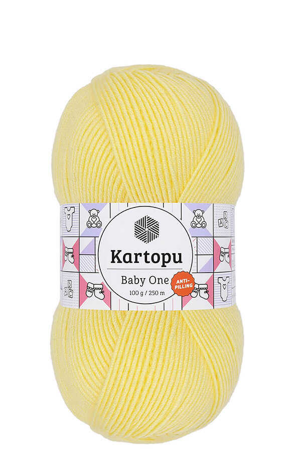 KARTOPU BABY ONE ÖRGÜ İPİ 100 GR K331 AÇIK SARI