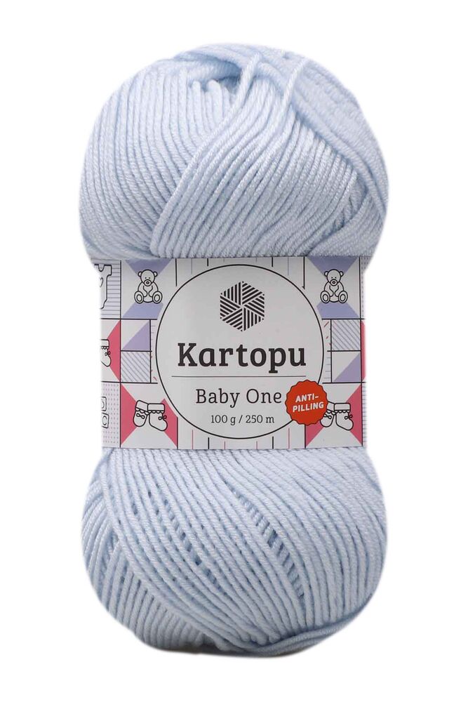 KARTOPU BABY ONE ÖRGÜ İPİ 100 GR K580 BUZ MAVİ