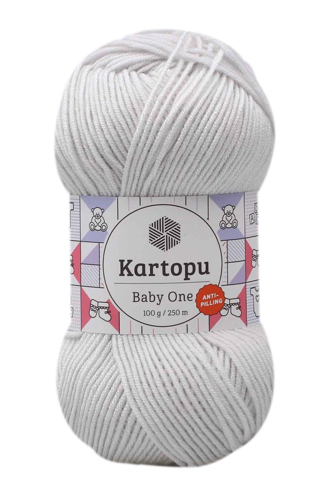 KARTOPU BABY ONE ÖRGÜ İPİ 100 GR K992 ALASKA GRİ