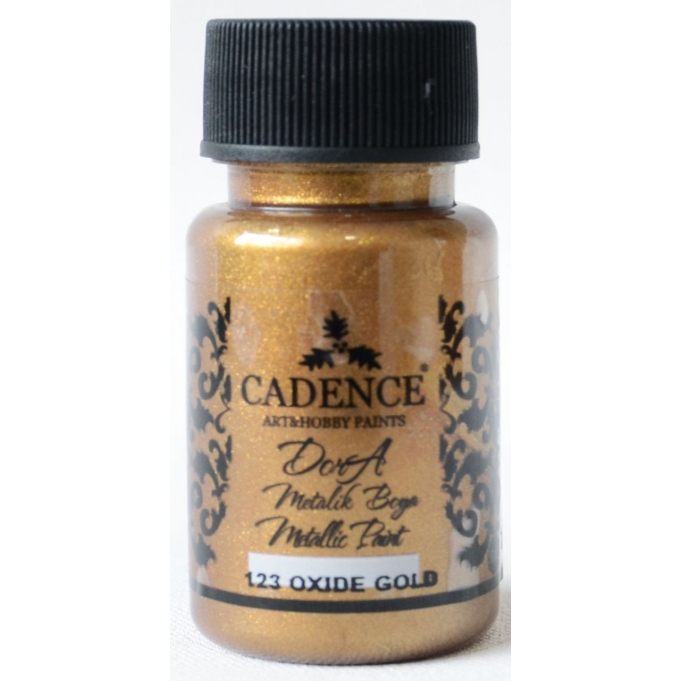 CADENCE DORA METALİK BOYA 50ML - 123 OKSİT ALTIN