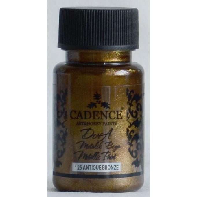 CADENCE DORA METALİK BOYA 50ML - 125 ANTİK BRONZ