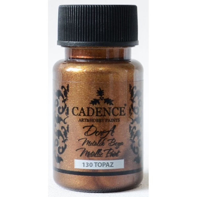 CADENCE DORA METALİK BOYA 50ML - 130 TOPAZ