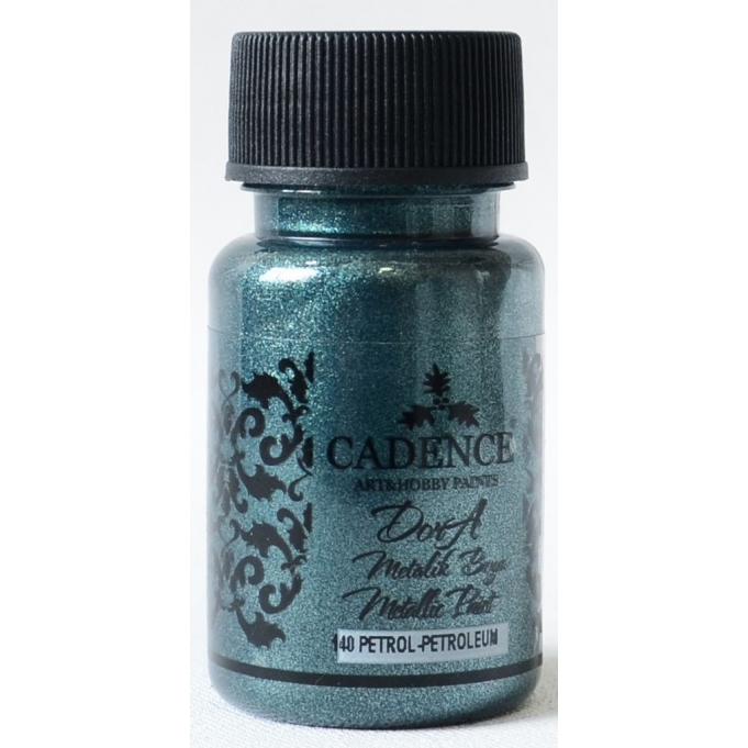 CADENCE DORA METALİK BOYA 50ML - 140 PETROL