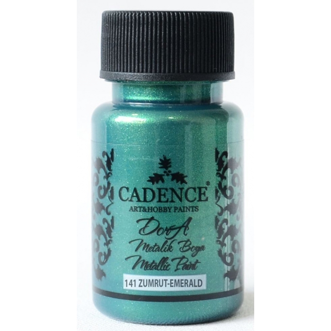 CADENCE DORA METALİK BOYA 50ML - 141 ZÜMRÜT YEŞİLİ