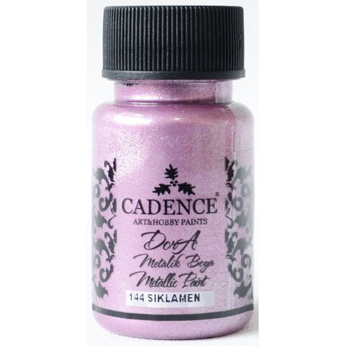 CADENCE DORA METALİK BOYA 50ML - 144 SİKLAMEN