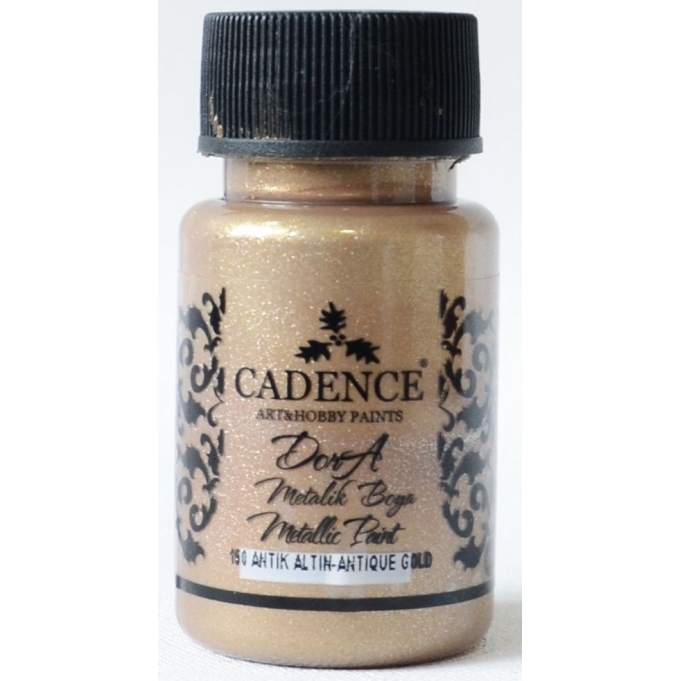 CADENCE DORA METALİK BOYA 50ML - 150 ANTİK ALTIN