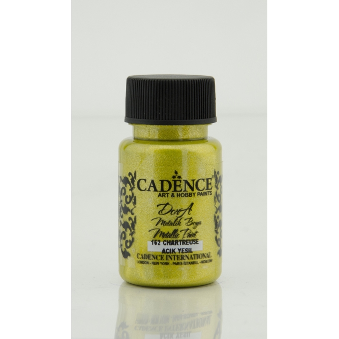 CADENCE DORA METALİK BOYA 50ML - 162 AÇIK YEŞİL