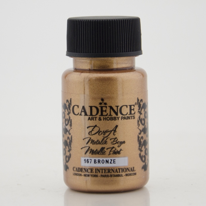 CADENCE DORA METALİK BOYA 50ML - 167 BRONZ