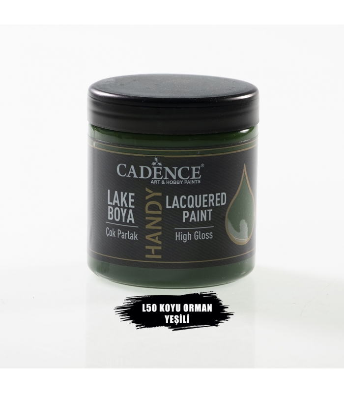 CADENCE HANDY LAKE BOYA 250ML L-050 KOYU ORMAN YEŞİLİ