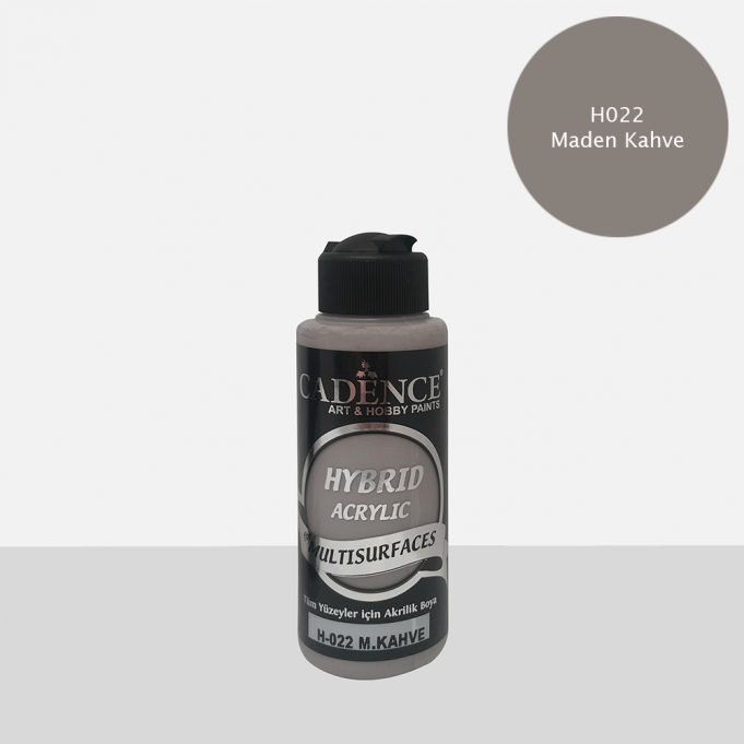 CADENCE HYBRID ACRYLIC MULTISURFACES BOYA 120 ML H022 MADEN KAHVE