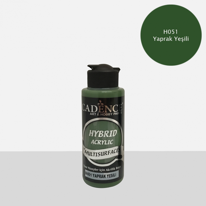 CADENCE HYBRID ACRYLIC MULTISURFACES BOYA 120 ML H051 YAPRAK YEŞİLİ