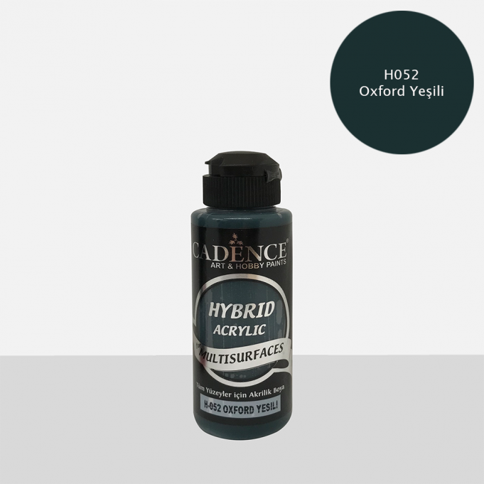 CADENCE HYBRID ACRYLIC MULTISURFACES BOYA 120 ML H052 OXFORD YEŞİLİ