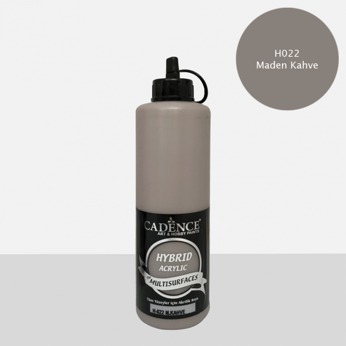 CADENCE HYBRID ACRYLIC MULTISURFACES BOYA 500ML H022 MADEN KAHVE