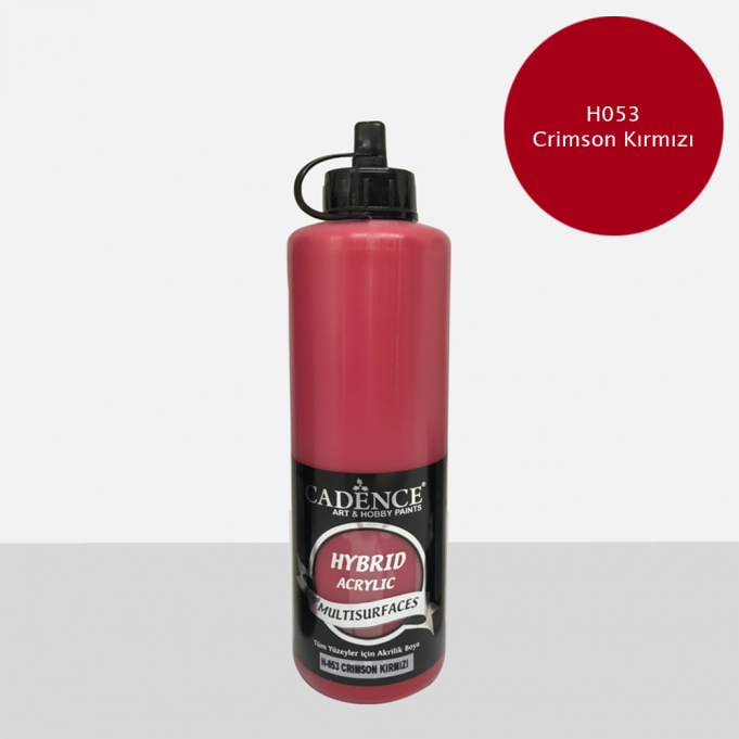 CADENCE HYBRID ACRYLIC MULTISURFACES BOYA 500ML H053 CRIMSON KIRMIZISI