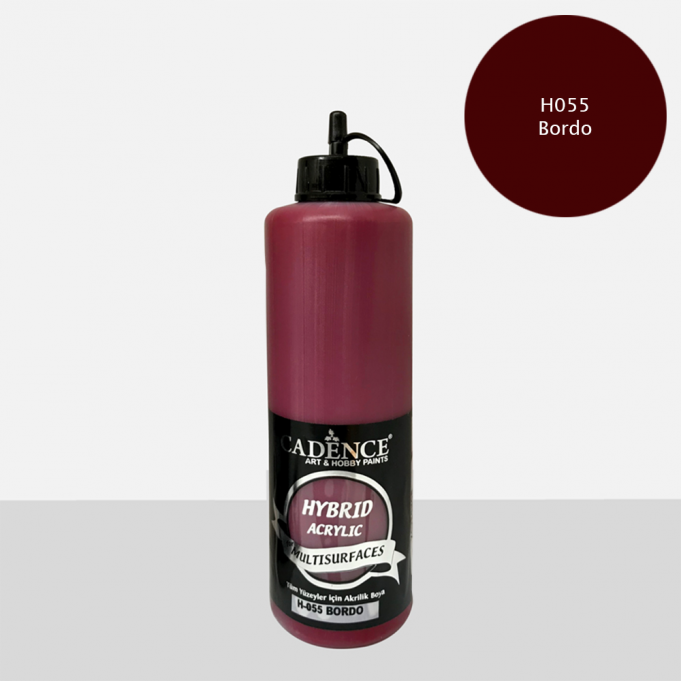 CADENCE HYBRID ACRYLIC MULTISURFACES BOYA 500ML H055 BORDO