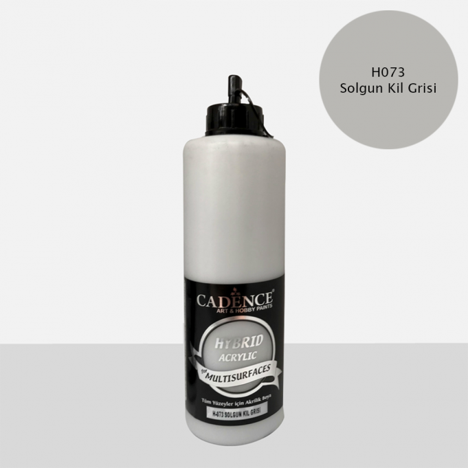 CADENCE HYBRID ACRYLIC MULTISURFACES BOYA 500ML H073 SOĞUK KİL GRİSİ