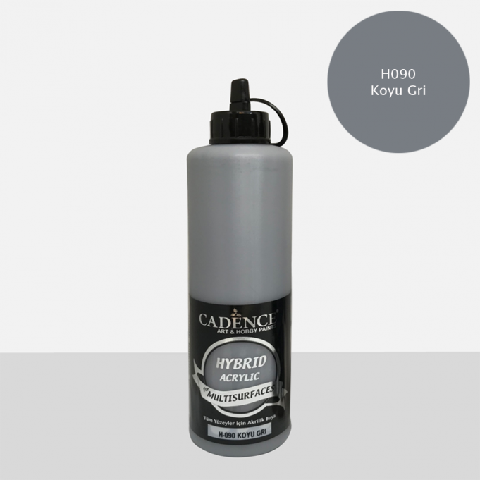 CADENCE HYBRID ACRYLIC MULTISURFACES BOYA 500ML H090 KOYU GRİ