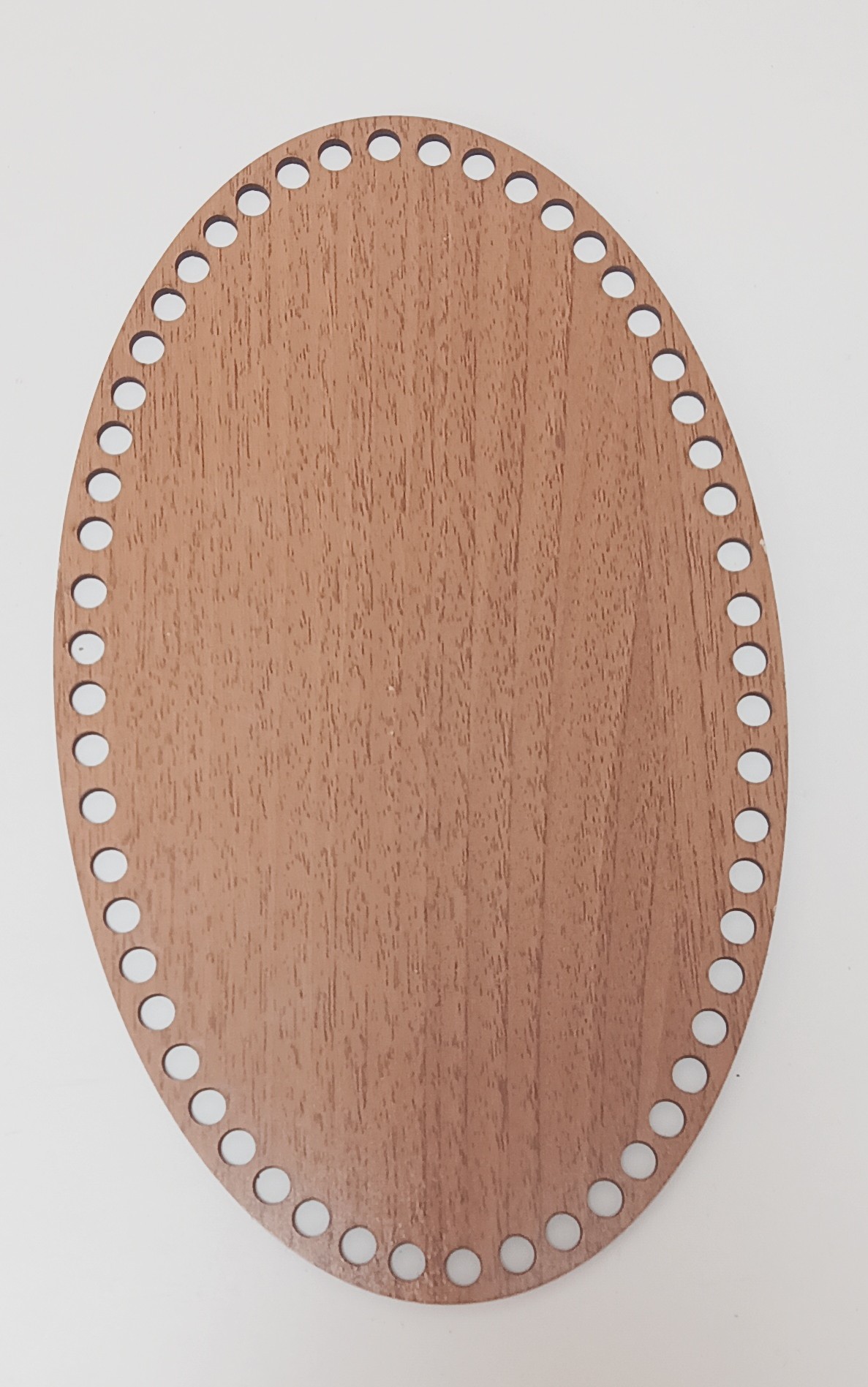 ÇANTA TABANLARI - MDF OVAL ÇANTA TABANI 25X15 TABAN 