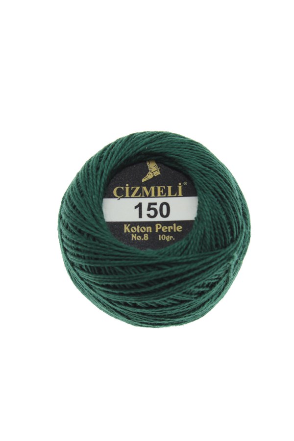 ÇİZMELİ KOTON PERLE NO: 8  ETAMİN KANAVİÇE NAKIŞ İPİ 10 GR - 150