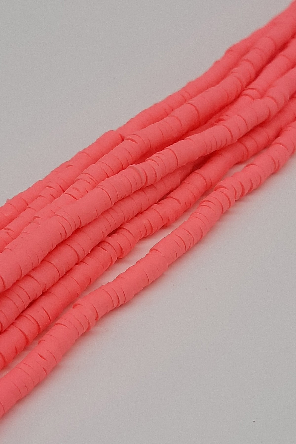 POLİMER FİMO BONCUK 6MM - NEON PEMBE