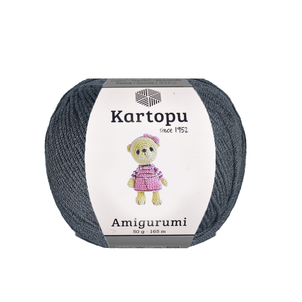 KARTOPU AMİGURUMİ K995 KOYU GRİ