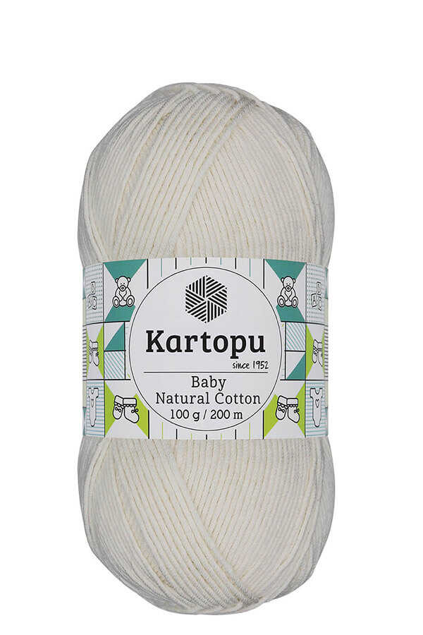 KARTOPU BABY NATURAL COTTON K011 EKRU