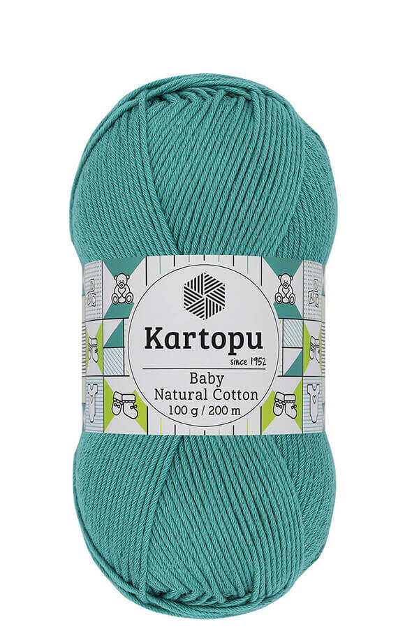 KARTOPU BABY NATURAL COTTON  K418 YEŞİM