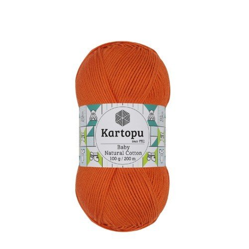 KARTOPU BABY NATURAL COTTON  K202 TURUNCU