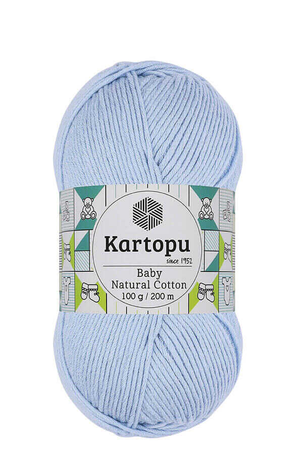 KARTOPU BABY NATURAL COTTON  K544 BEBE MAVİ