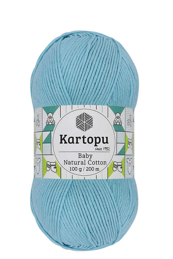 KARTOPU BABY NATURAL COTTON  K551 TURKUAZ