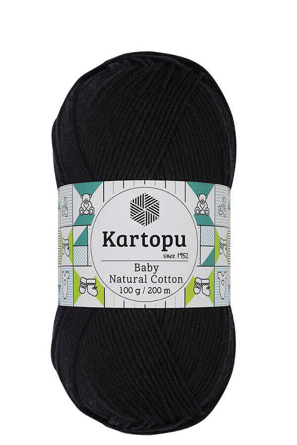 KARTOPU BABY NATURAL COTTON  K940 SİYAH