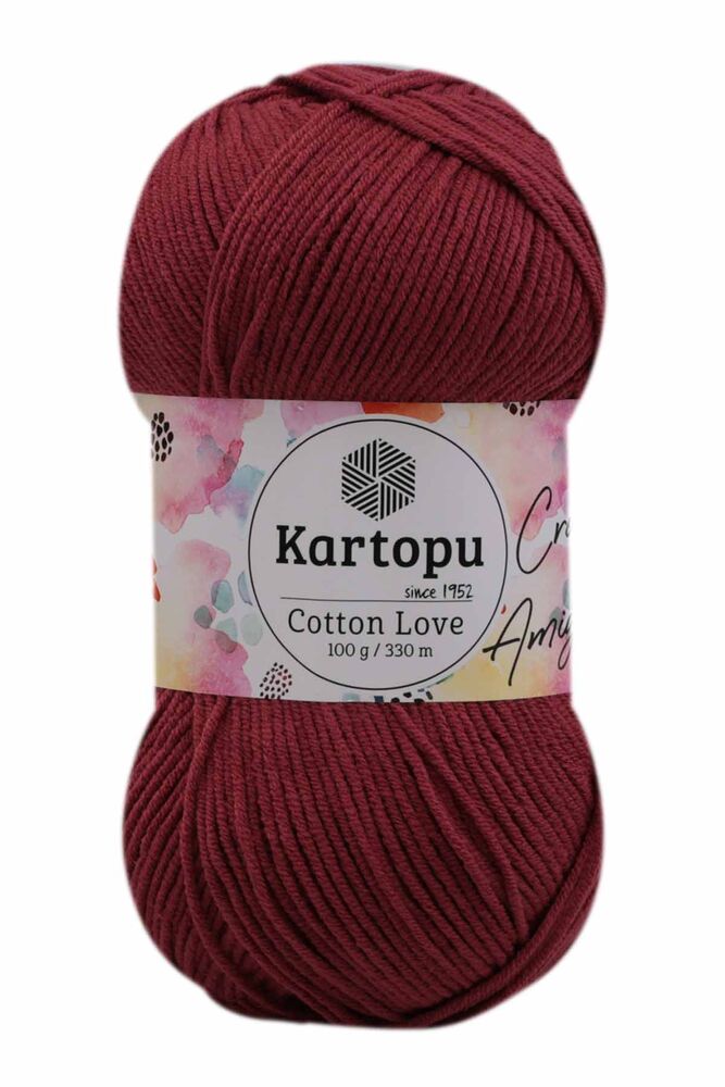 KARTOPU COTTON LOVE K104 BORDO 