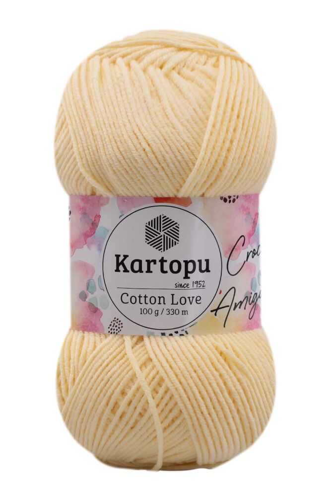 KARTOPU COTTON LOVE K331 AÇIK SARI