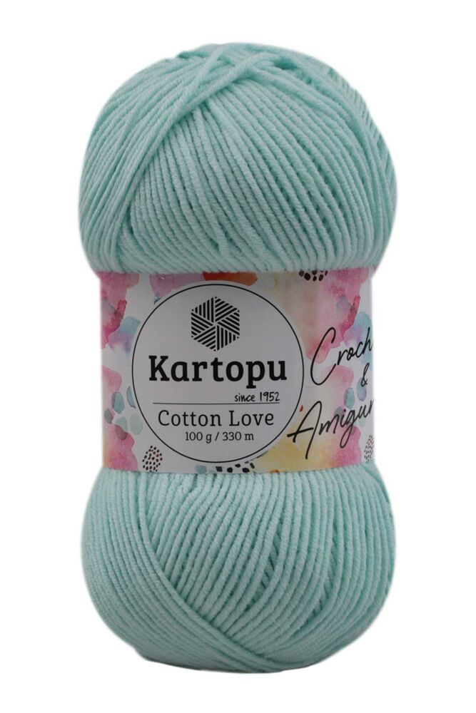 KARTOPU COTTON LOVE K547 SU YEŞİLİ