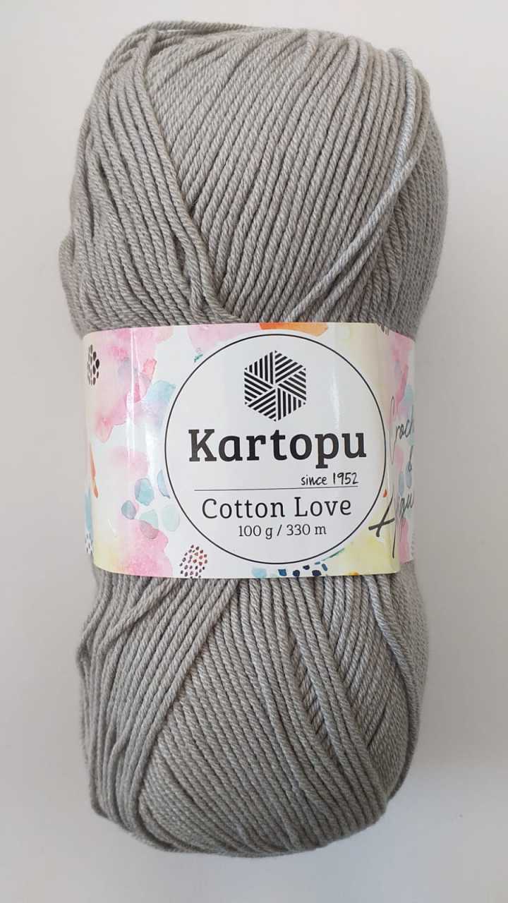 KARTOPU COTTON LOVE K990 GRİ