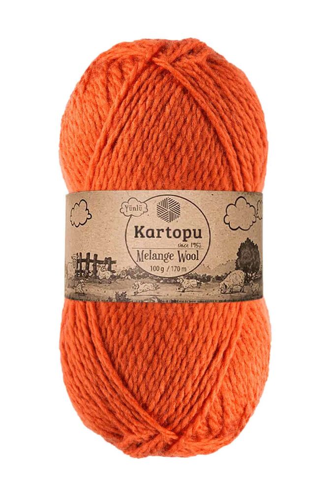 KARTOPU MELANGE WOOL K1210 TABA