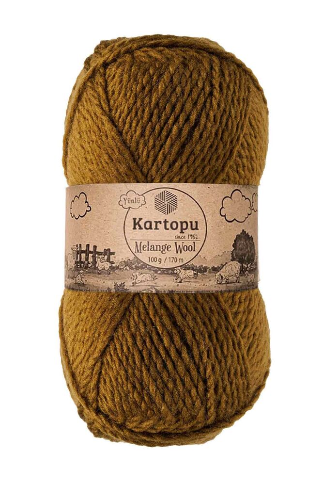 KARTOPU MELANGE WOOL K4001 HAKİ