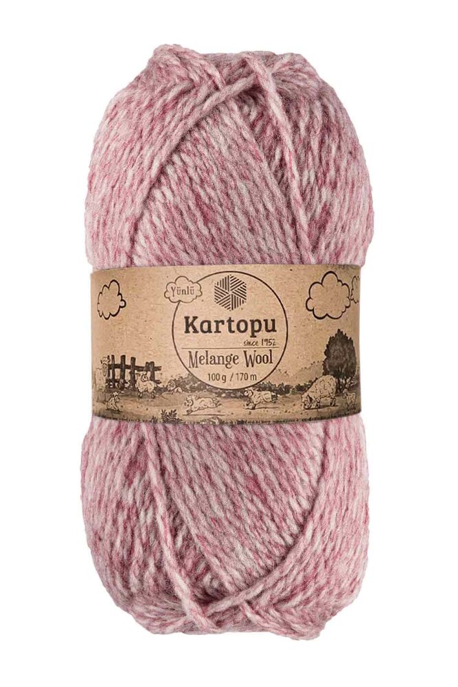 KARTOPU MELANGE WOOL K9005 GÜL KURUSU MULİNE