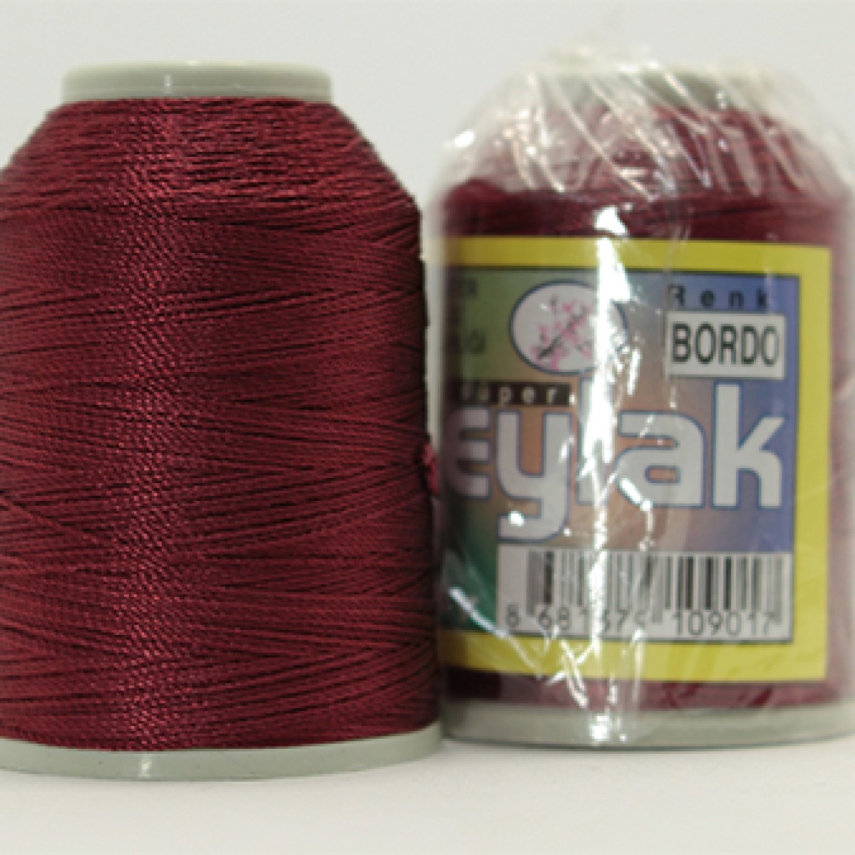 LEYLAK 6 KAT NO: 50 POLYESTER YAZMA VE HAVLU İPİ 20GR  - BORDO