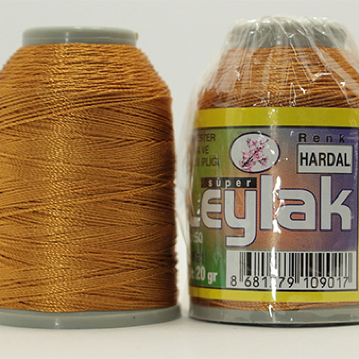 LEYLAK 6 KAT NO: 50 POLYESTER YAZMA VE HAVLU İPİ 20GR  - HARDAL