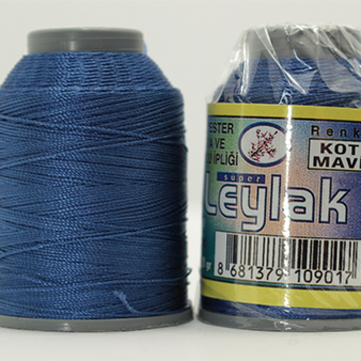 LEYLAK 6 KAT NO: 50 POLYESTER YAZMA VE HAVLU İPİ 20GR  - KOT MAVİ