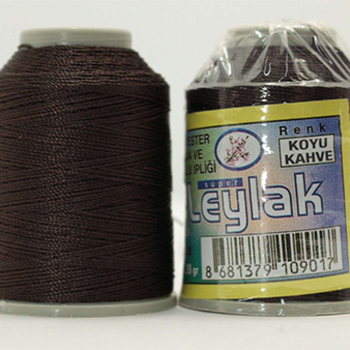 LEYLAK 6 KAT NO: 50 POLYESTER YAZMA VE HAVLU İPİ 20GR  - KOYU KAHVE