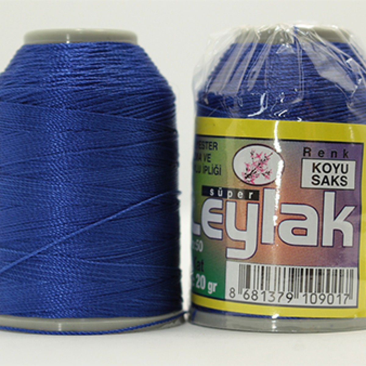 LEYLAK 6 KAT NO: 50 POLYESTER YAZMA VE HAVLU İPİ 20GR  - KOYU SAKS MAVİ