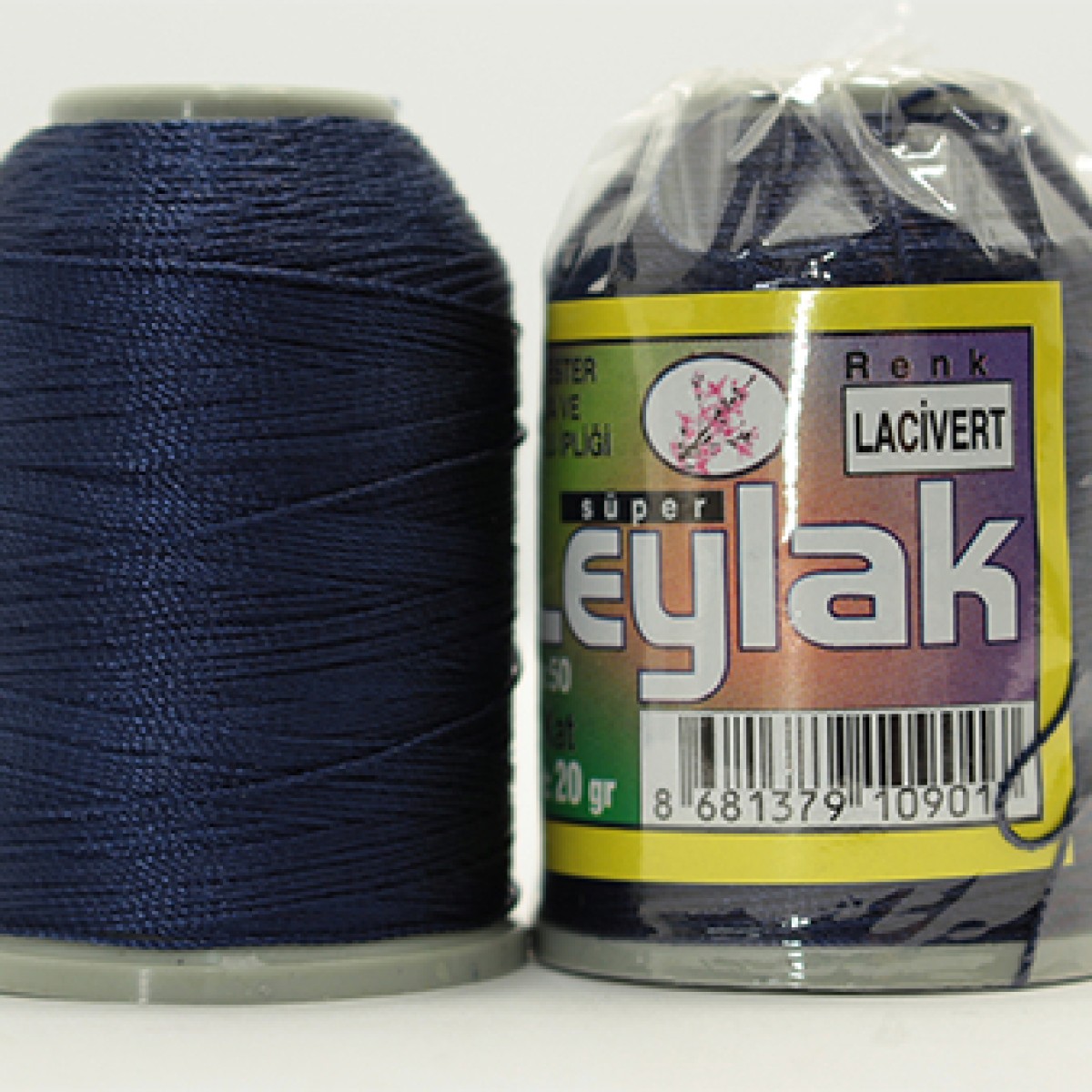 LEYLAK 6 KAT NO: 50 POLYESTER YAZMA VE HAVLU İPİ 20GR  - LACİVERT