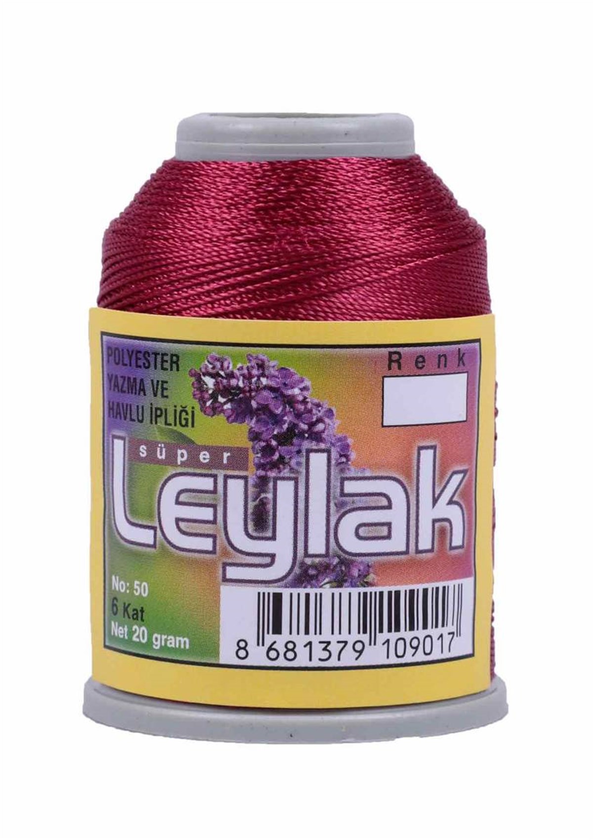 LEYLAK 6 KAT NO: 50 POLYESTER YAZMA VE HAVLU İPİ 20GR  - 034