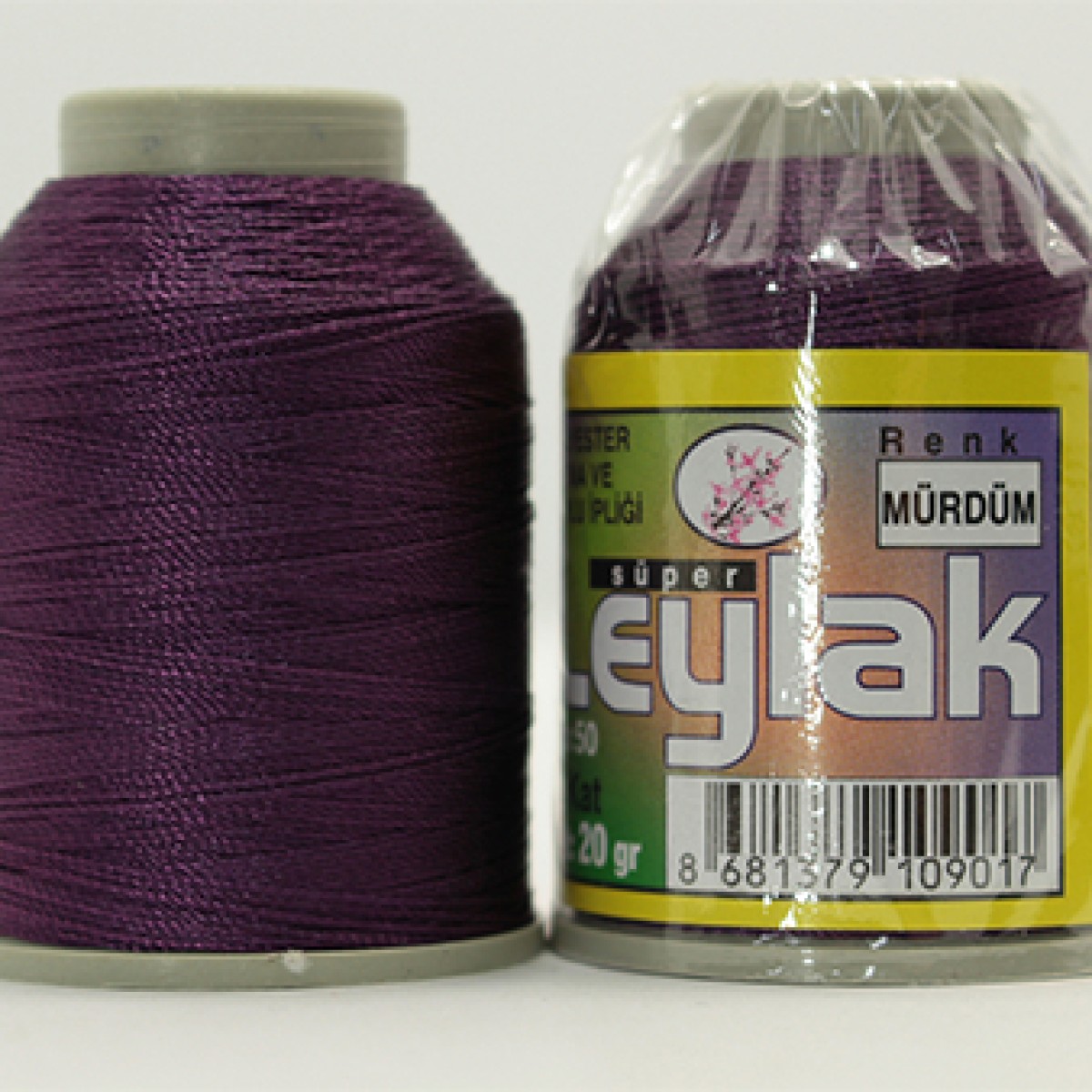 LEYLAK 6 KAT NO: 50 POLYESTER YAZMA VE HAVLU İPİ 20GR  - MÜRDÜM